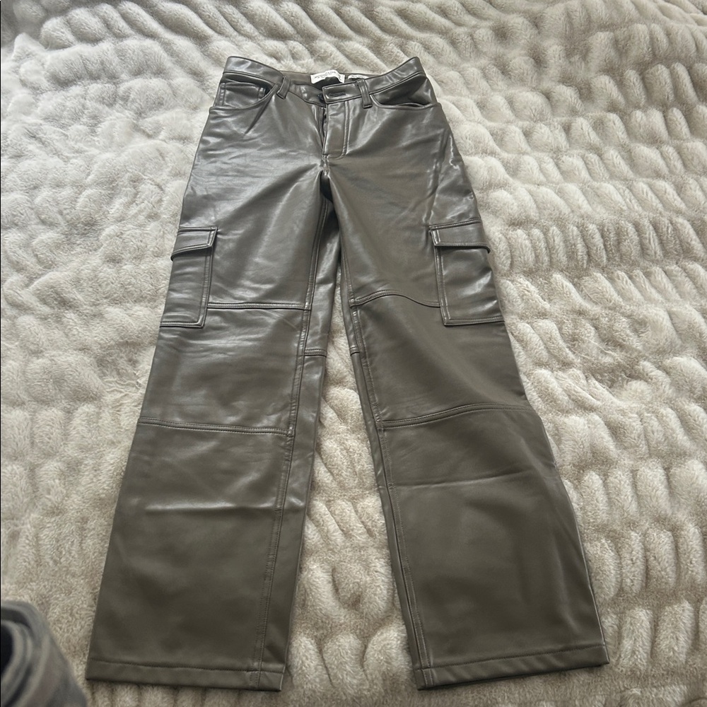 The 90s relaxed Jean vegan leather - Picture 2 of 4